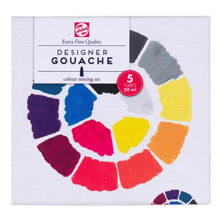 Talens Designer Gouache készlet, 20 ml - 5 db