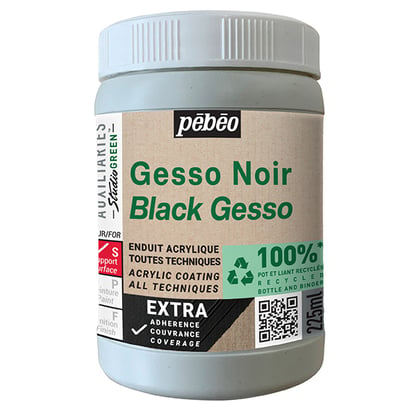 Pébéo Studio Green Gesso - Fekete