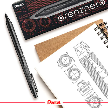 Pentel Orenz Nero mechanikus ceruza, 0.5 mm