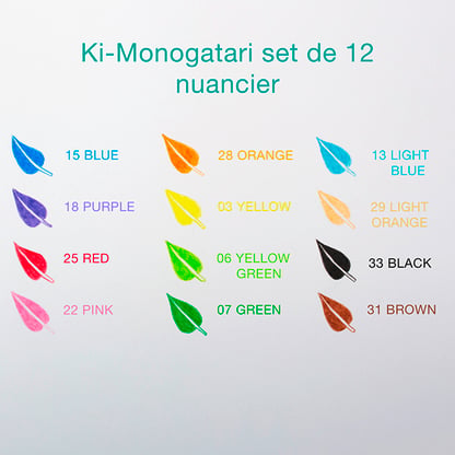 Tombow Ki-Monogatari Eco színes ceruza készlet - 12 db