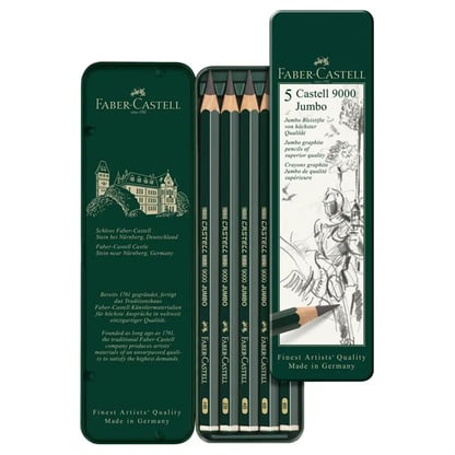 Faber-Castell Castell 9000 JUMBO grafitceruza készlet - 5 db