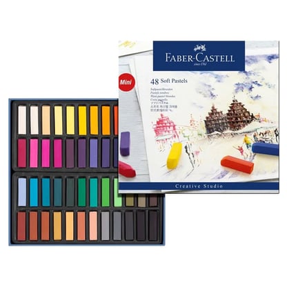 Faber-Castell Creative Studio porpasztell, 48 db - félkrétás