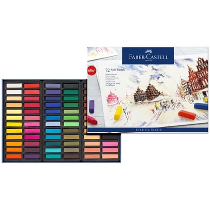 Faber-Castell Creative Studio porpasztell, 72 db - félkrétás