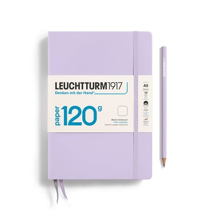 Leuchtturm1917 vázlatfüzet, 120 g - Lila