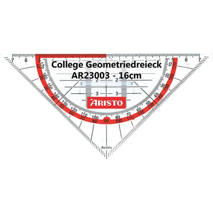 Aristo Geo háromszög vonalzó - 16 cm