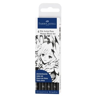 Faber-Castell 4 db-os Manga filc készlet - XS, M, SB, SC