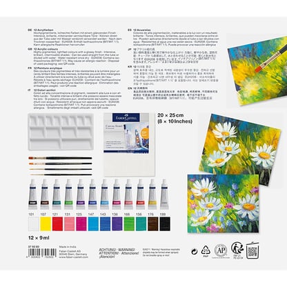 Faber-Castell Creative Studio akrilfesték készlet - 18 db