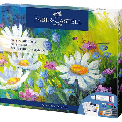 Faber-Castell Creative Studio akrilfesték készlet - 18 db