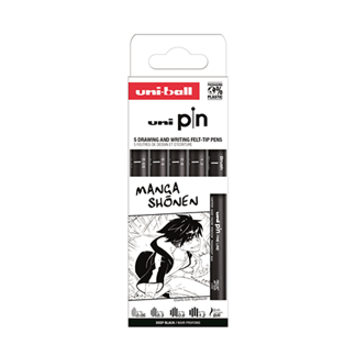 UNI Pin marker készlet, 5 db - Manga Shonen