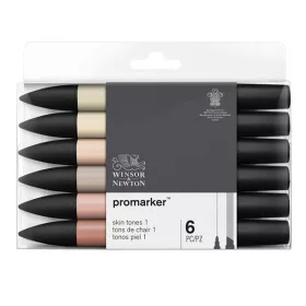   Winsor & Newton Promarker alkoholos marker, 6 db - Skin Tones I.