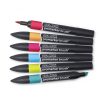 Winsor & Newton Promarker kétvégű alkoholos ecsetfilc, 6 db - Mid Tones