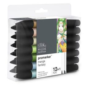   Winsor & Newton Promarker alkoholos marker, 12+1 db - Fantasy