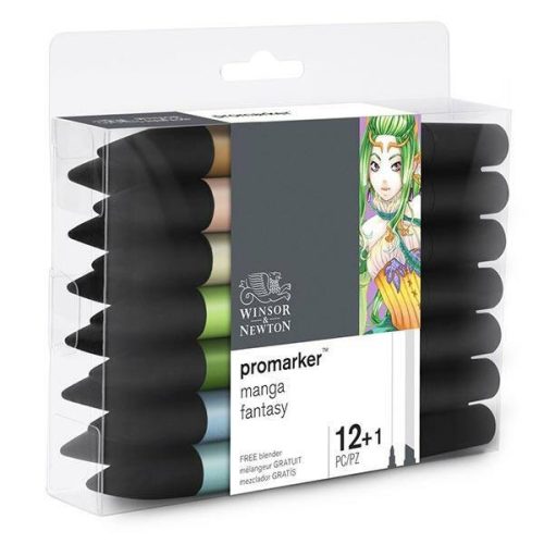 Winsor & Newton Promarker alkoholos marker, 12+1 db - Fantasy