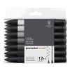 Winsor & Newton Promarker alkoholos ecsetfilc,12+1 db - Neutral