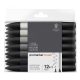 Winsor & Newton Promarker alkoholos ecsetfilc,12+1 db - Neutral