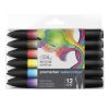 Winsor & Newton Promarker akvarell ecsetfilc, 12 db