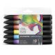 Winsor & Newton Promarker akvarell ecsetfilc, 12 db