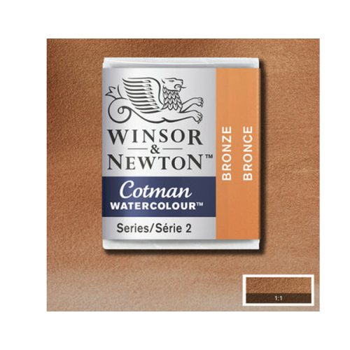 Winsor & Newton Cotman akvarellfesték, szilkés, színenként, 058 - Bronze