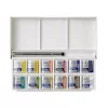 Winsor & Newton Cotman akvarellfesték, 12 db,  ecsettel