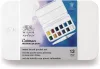 Winsor & Newton Cotman akvarellfesték készlet 12 x 1/2 , ecsettel, műanyag dobozban 