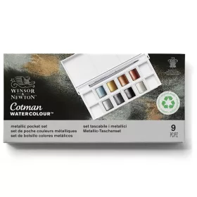   Winsor & Newton Cotman akvarellfesték készlet, 8 db - Metál színek