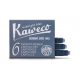 Kaweco tintapatron 6db, különböző színekben, Éjkék
