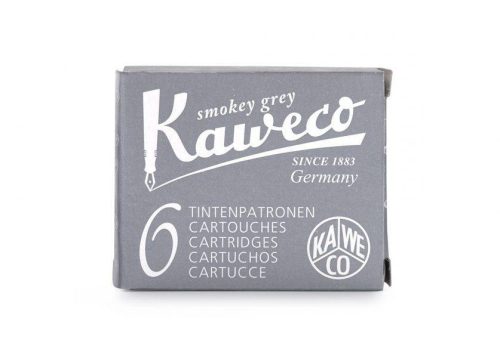 Kaweco tintapatron 6db, különböző színekben, Füstös szürke