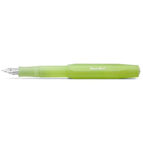 Kaweco Frosted Sport töltőtoll F (vékony), több színben, Fine Lime