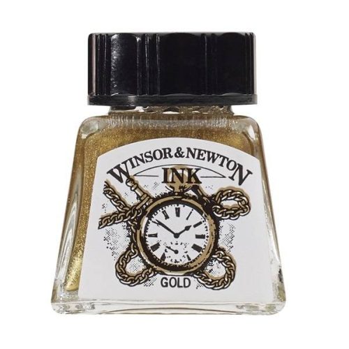 Winsor&Newton tinta, 14 ml, Arany