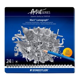 Staedtler Mars Lumograph grafitceruza készlet - 24 db