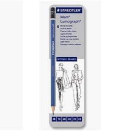 Staedtler Mars Lumograph grafitceruza készlet 6db