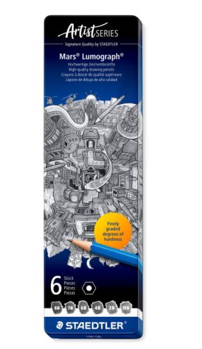 Staedtler Mars Lumograph grafitceruza készlet 6db