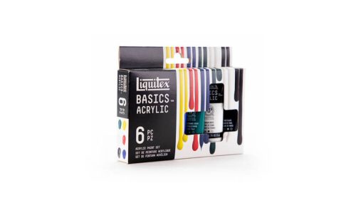 Liquitex Basics akrilfesték készlet, 6x22 ml