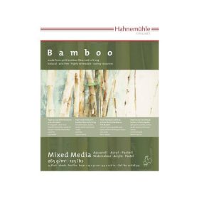  Hahnemühle Bamboo Mixed Media papírtömb, 265 g/m², 24*32cm, 25 lap