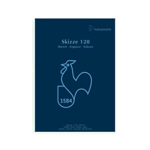 Hahnemühle Skizze rajztömb, 120g - több méretben, 14,8x21 cm (A5)