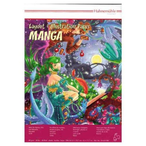 Hahnemühle Manga rajztömb markerekhez - 80g, 40 lap, A4 méret