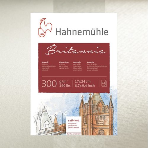 Hahnemühle Britannia akvarelltömb, több méretben, 20x50 cm (panoráma)