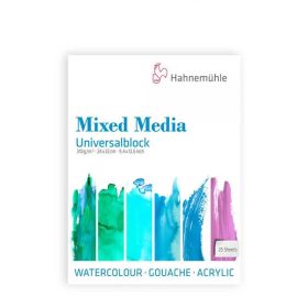   Hahnemühle Mixed Media papírtömb, 310 g/m², 25 lap többféle méretben, 30x40 cm