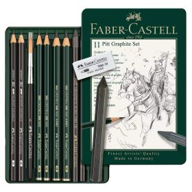   Faber-Castell Pitt grafitceruza készlet 11 db-os fém dobozban