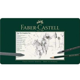   Faber-Castell Pitt grafitceruza készlet 26 db-os, fém dobozban