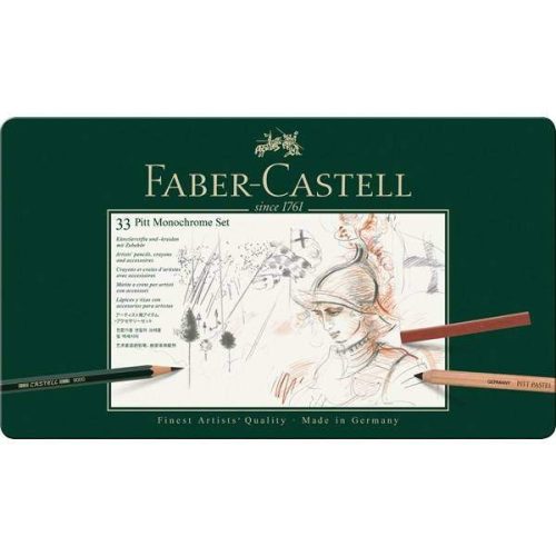 Faber-Castell Pitt Monochrome készlet, 33 db-os