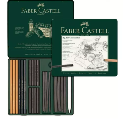 Faber-Castell PITT rajzszén készlet 24 db-os