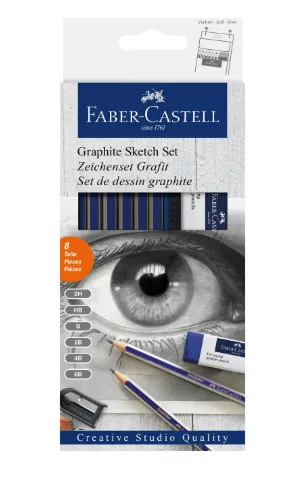 Faber-Castell Grafit Rajzkészlet - 8 darabos