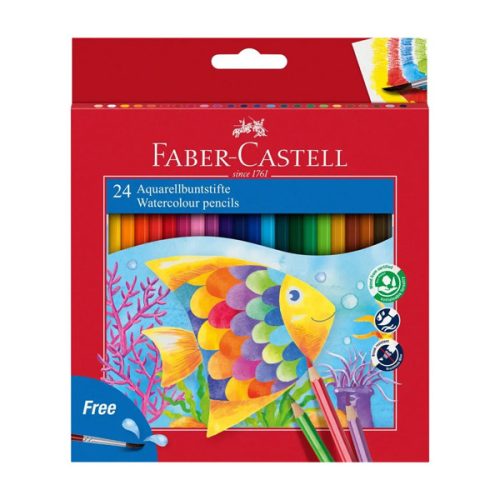 Faber-Castell akvarell ceruza készlet - 24 darabos