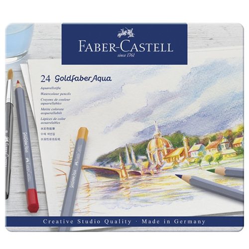 Faber-Castell Goldfaber Aqua akvarellceruza készlet, 24 db-os
