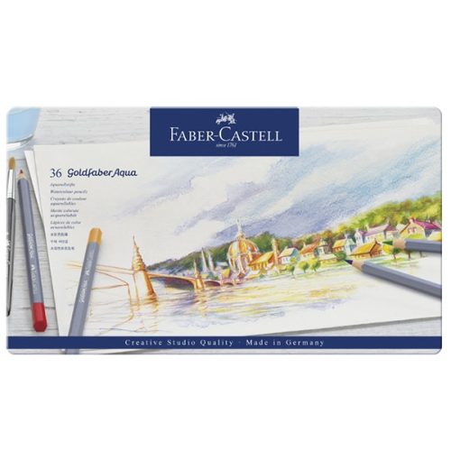 Faber-Castell Goldfaber Aqua akvarellceruza készlet, 36 db-os