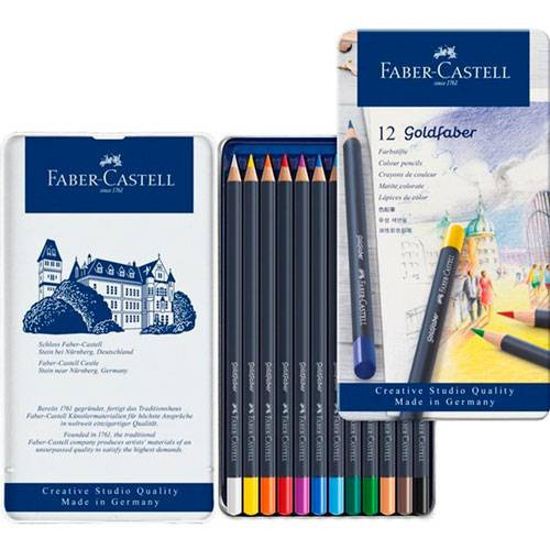 Faber-Castell Goldfaber színes ceruza készletek, 12