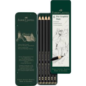 Faber-Castell Pitt Matt grafitceruza - 6 db-os készlet
