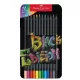 Faber-Castell Black Edition színes ceruza készlet - fémdobozos -12 db