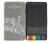Faber-Castell Black Edition színes ceruza készlet - fémdobozos -12 db